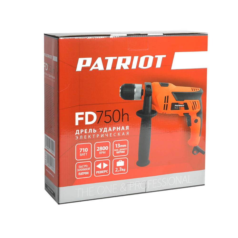 Дрель электрическая ударная Patriot FD 750h 120301444