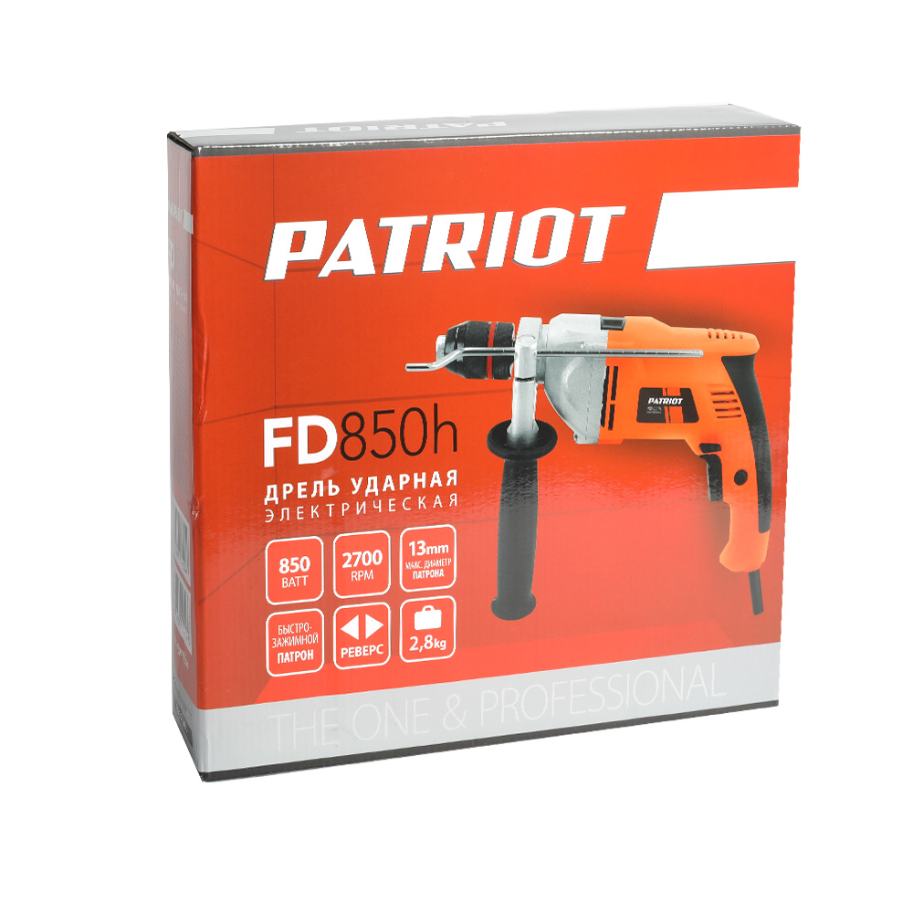 Дрель электрическая ударная Patriot FD 850h 120301464