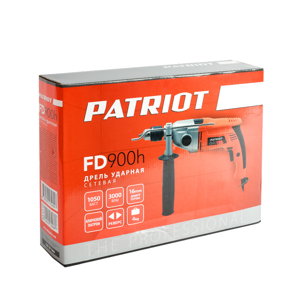 Дрель электрическая ударная Patriot FD 900h 120301466