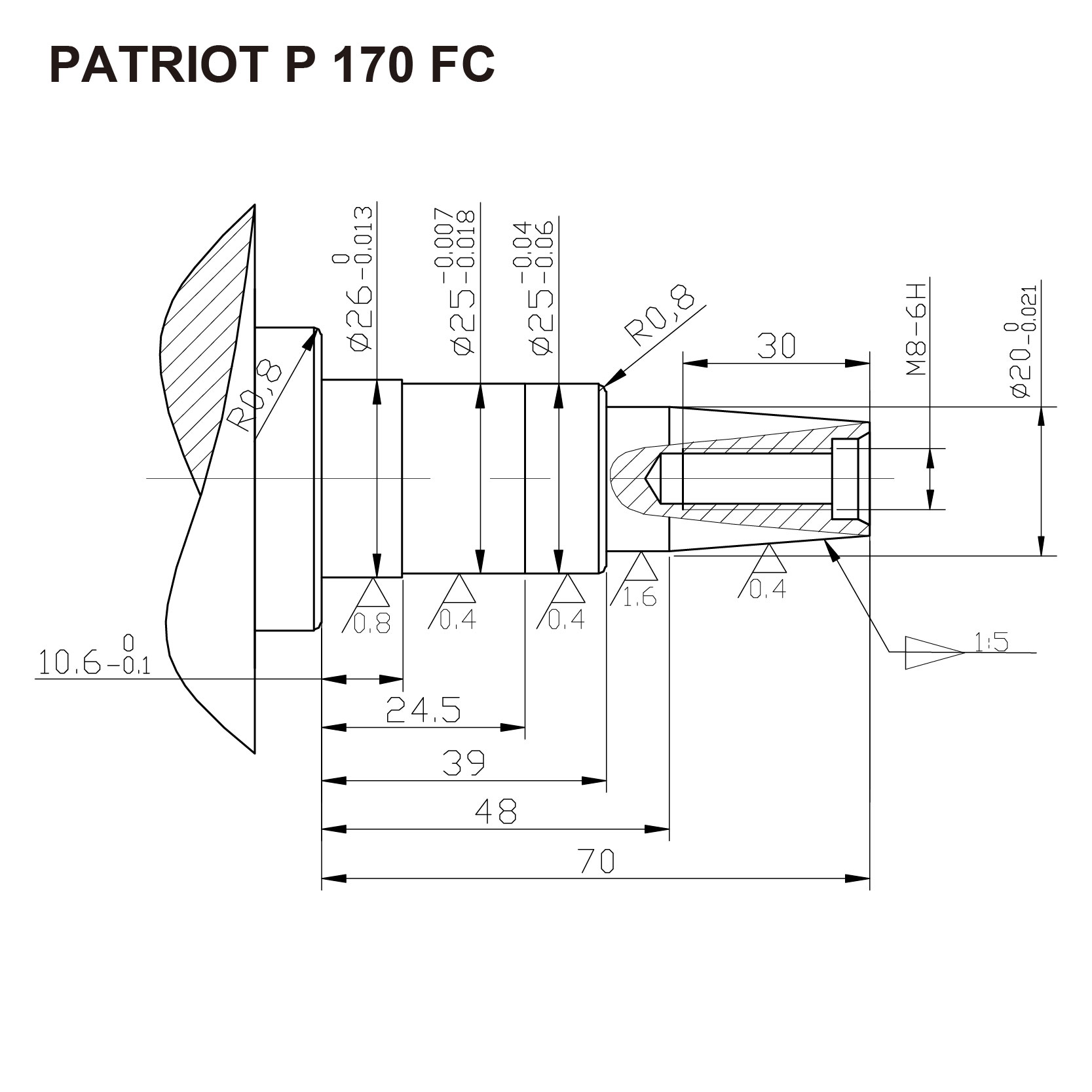 Двигатель PATRIOT P170FC 470108215
