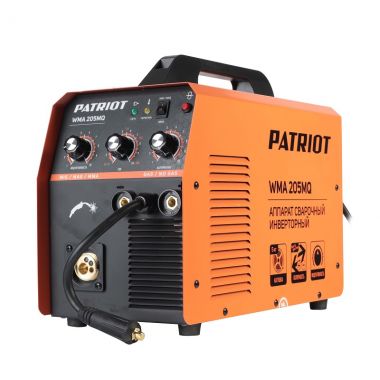 Полуавтомат сварочный инверторный WMA 205MQ MIG/MAG/MMA Patriot 605302155 ― PATRIOT